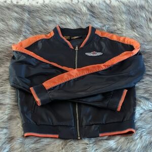 Harley-Davidson, Vintage, 100th Anniversary nylon/ embroidery jacket, women's XS